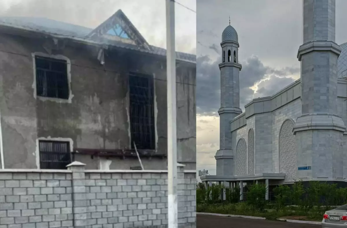 «Орнына мешіт салу керек»: Қоғам белсендісі өртке оранған үйге қатысты ұсыныс айтты
