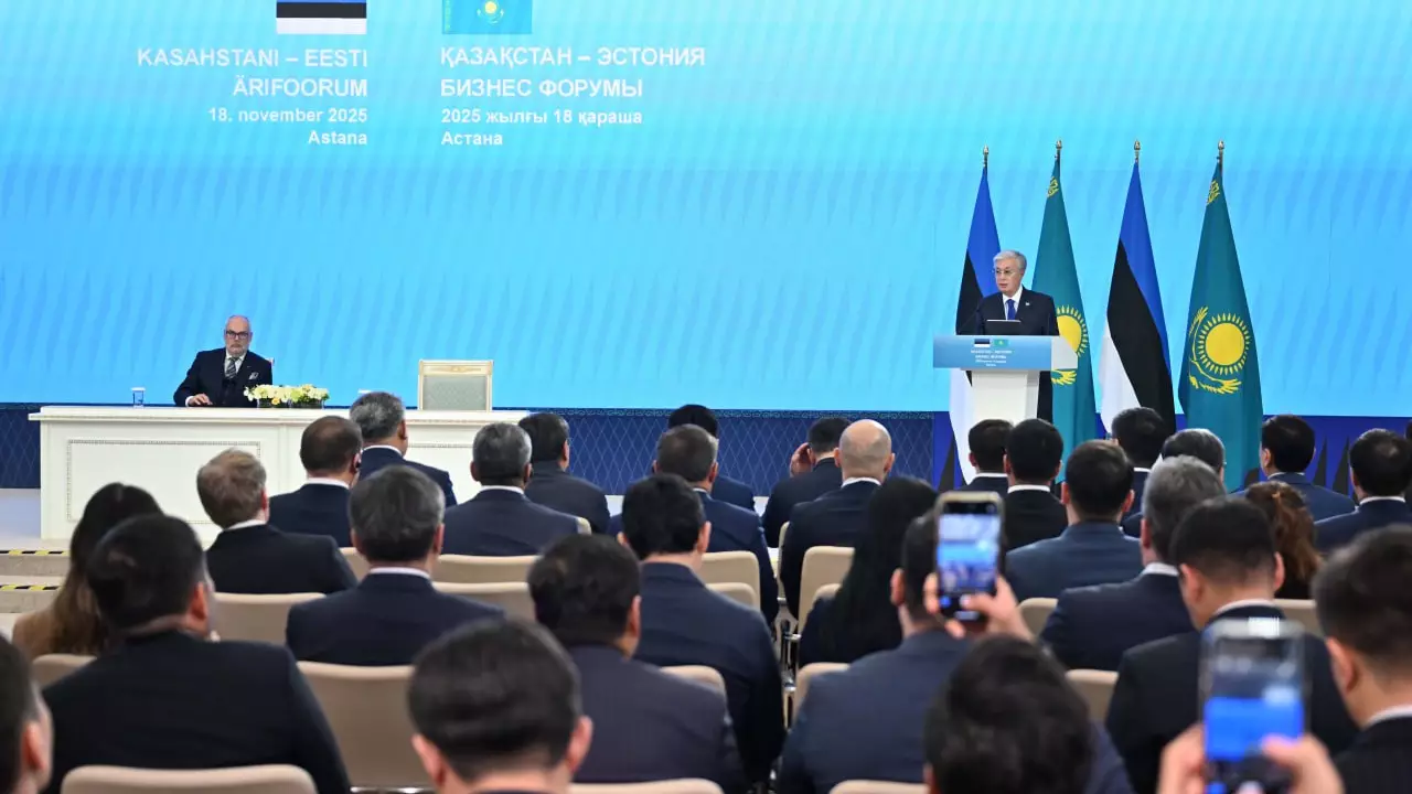 Тоқаев пен Алар Карис Қазақстан-Эстония бизнес форумында сөз сөйледі