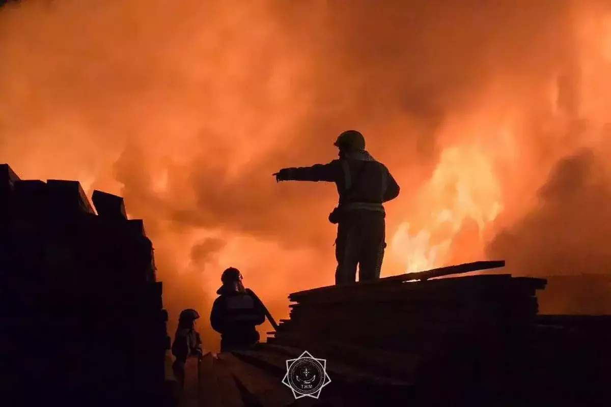 Погибли в пожаре 12 человек в Алгабасе: причиной мог стать неисправный удлинитель — МЧС