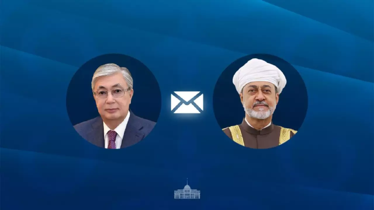 Президент Оман сұлтанына құттықтау жеделхатын жолдады