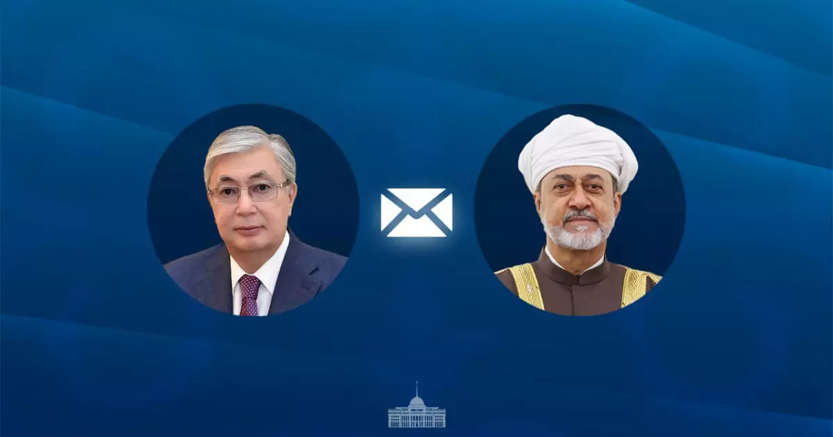   Президент Оман Сұлтанына құттықтау жолдады    