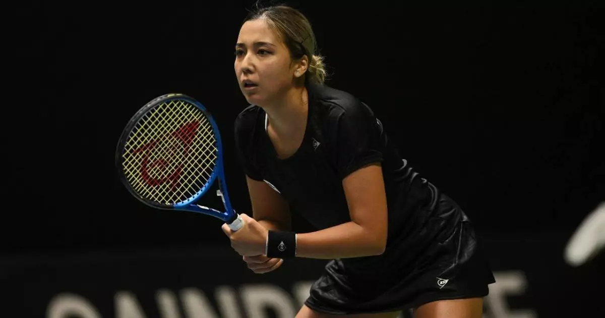  Теннисші Зарина Дияс  Жапониядағы турнирдің ширек финалына шықты 