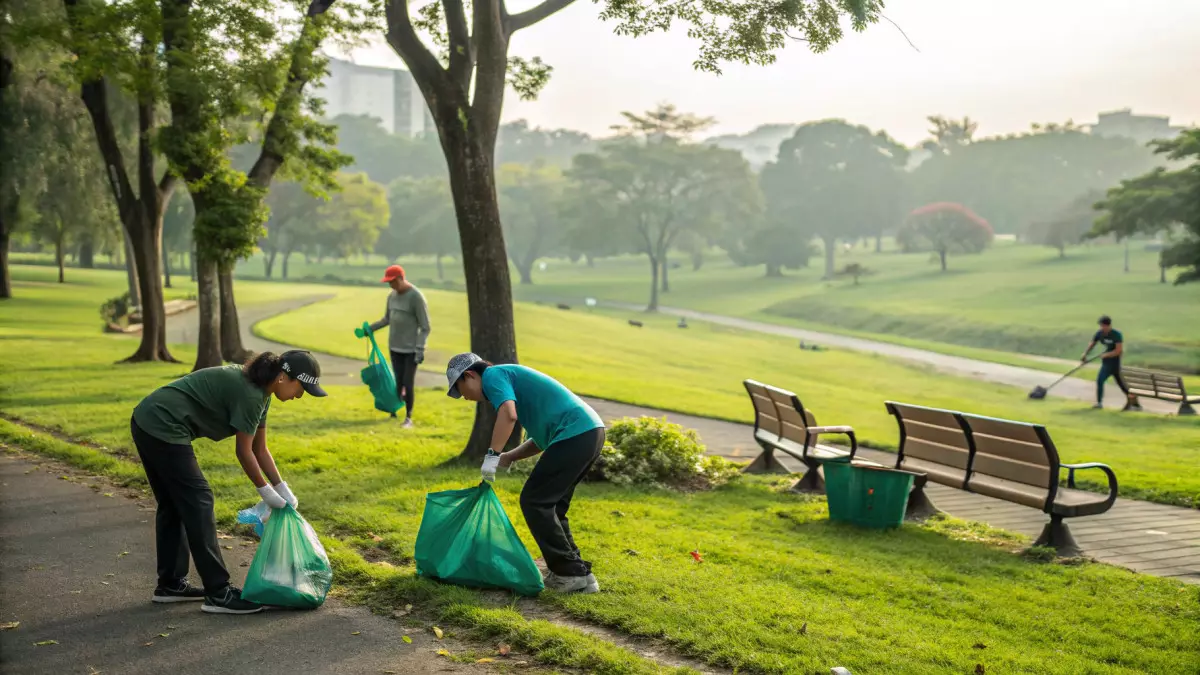 Зеленые шаги: Волонтеры за чистый Казахстан