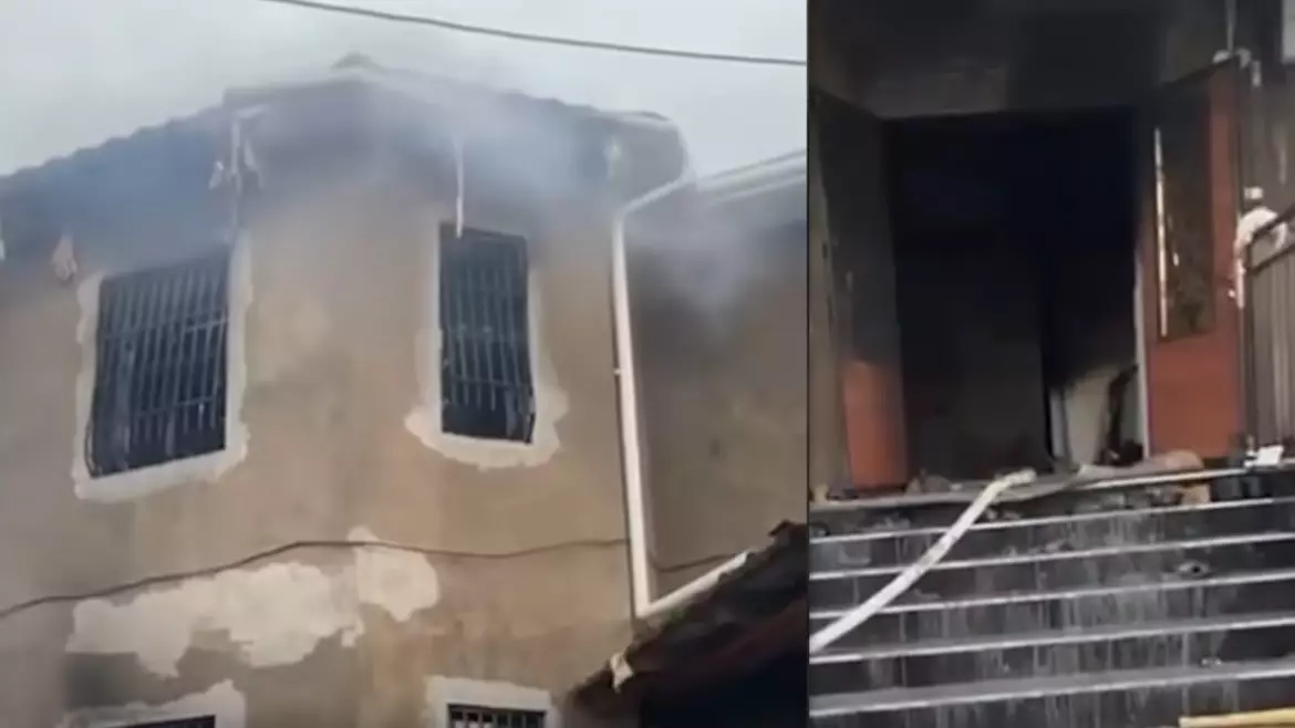 Жетісайдағы өрттен зардап шеккен бір адам шұғыл түрде Шымкентке жеткізілді