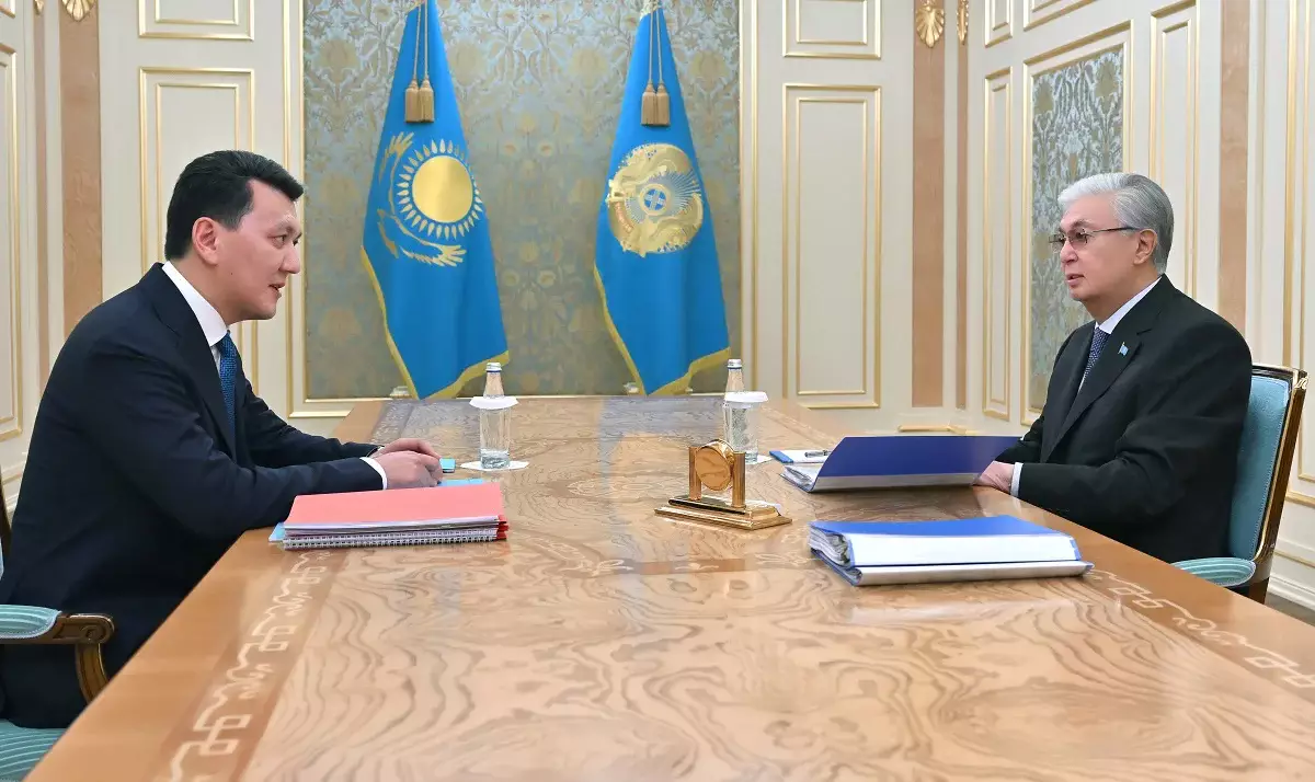 Президент Мемлекеттік кеңесші Ерлан Қаринді қабылдады
