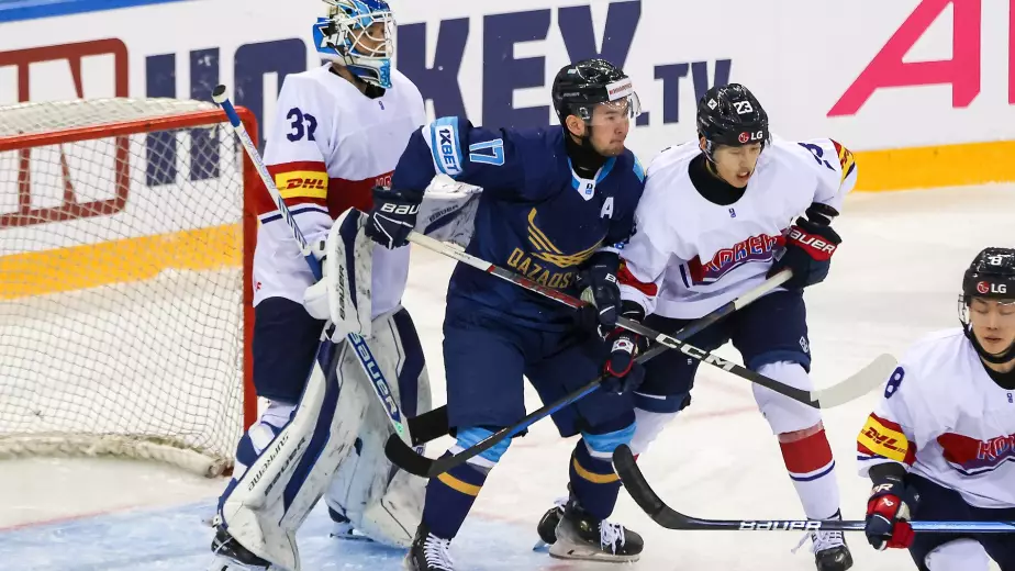Казахстан с победы начал Чемпионат Азии по хоккею (ВИДЕО)