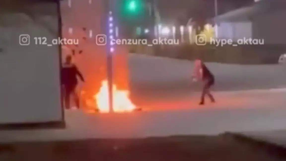 Маңғыстауда ер адам полицияның көзінше өзін өртемек болған