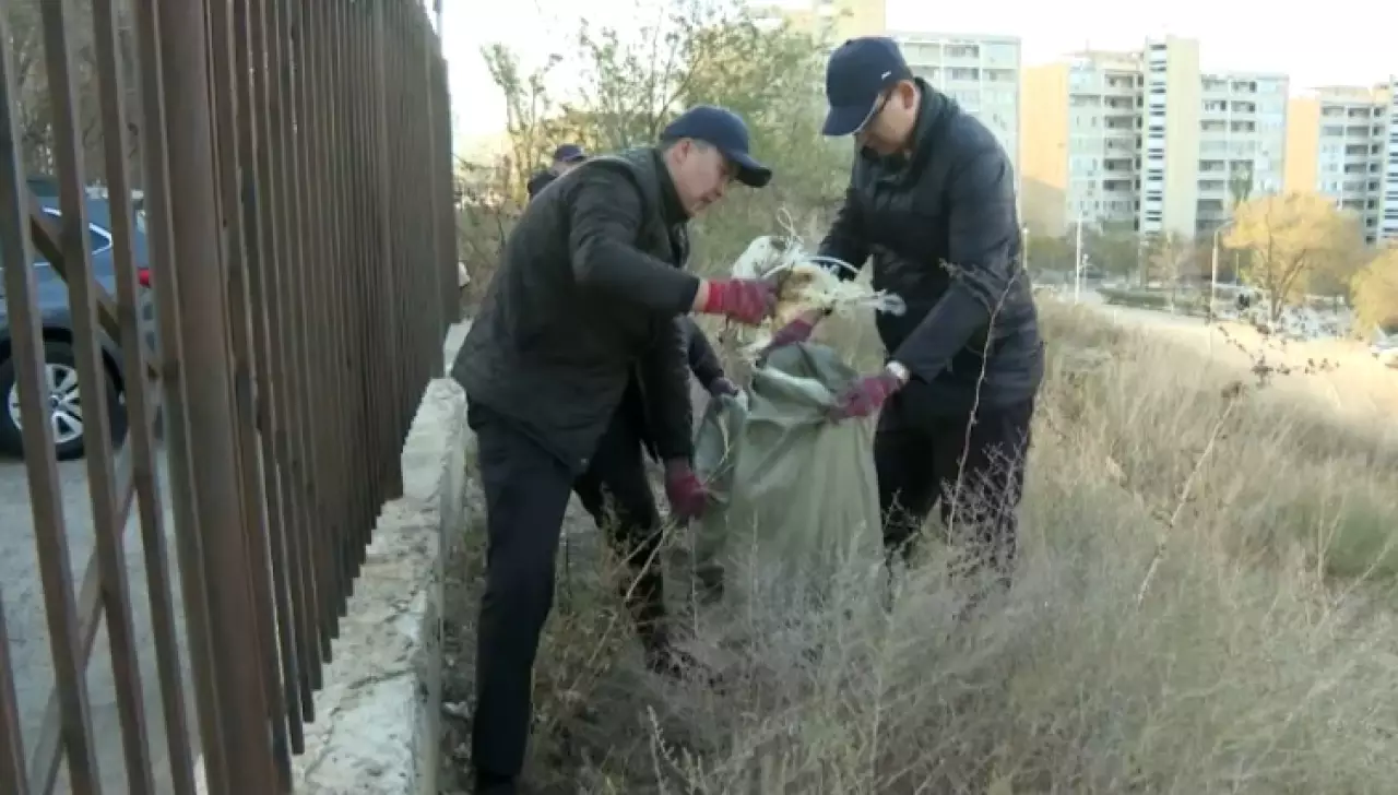 70 тонн мусора вывезли в Мангистау в рамках экоакции