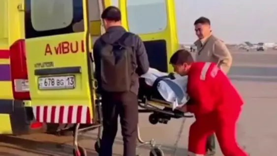 Жетісайдағы өрт: Зардап шеккен екінші науқас Шымкентке жеткізілді