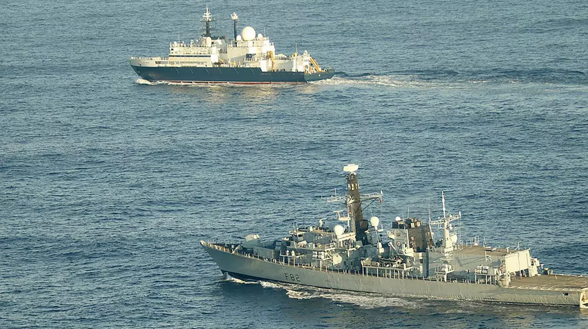 Британские истребители направлены к российскому судну у берегов Шотландии