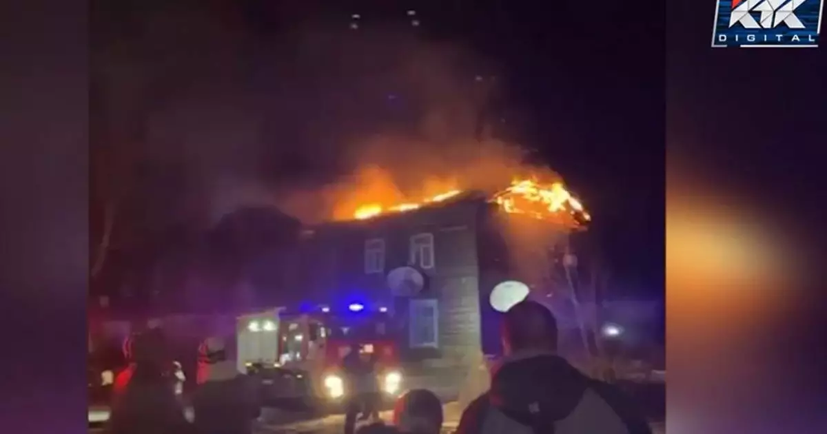  Семейде үйі өртенген жеті отбасы қара суықта далада қалды 