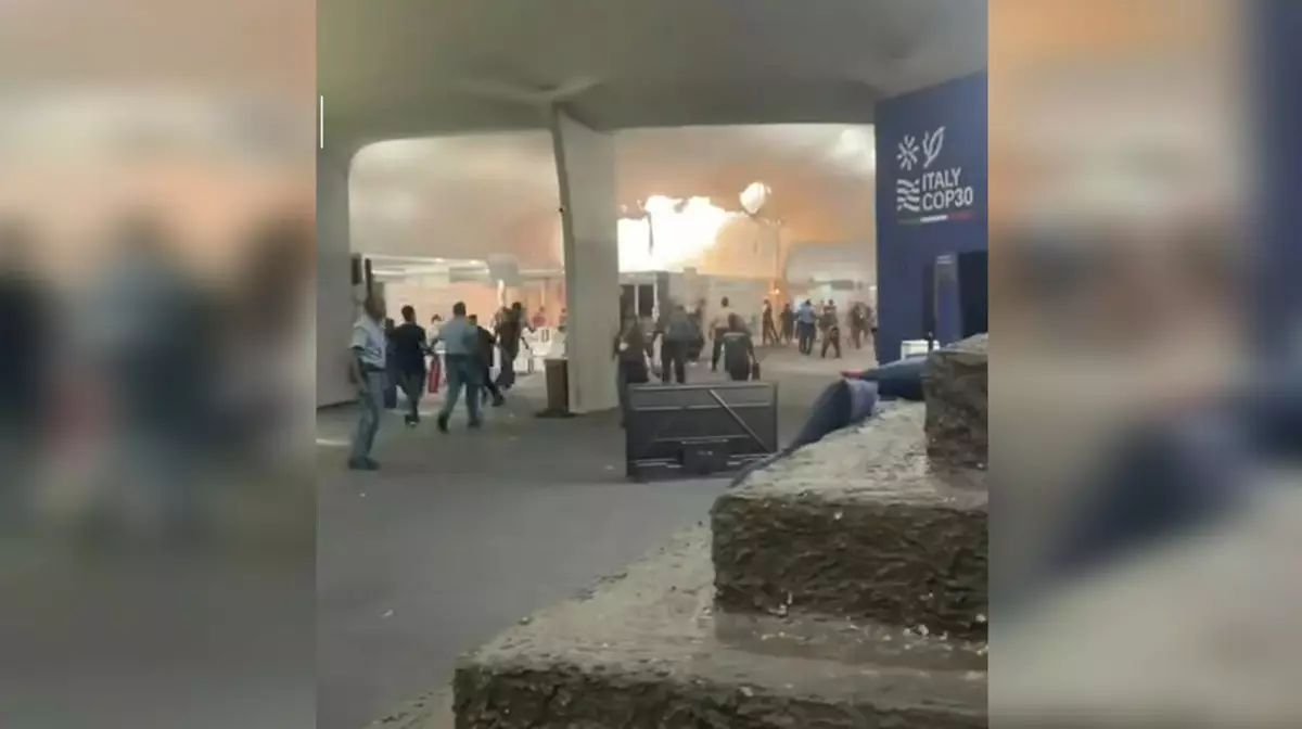 Пожар на климатическом саммите ООН в Бразилии: пострадали 13 человек