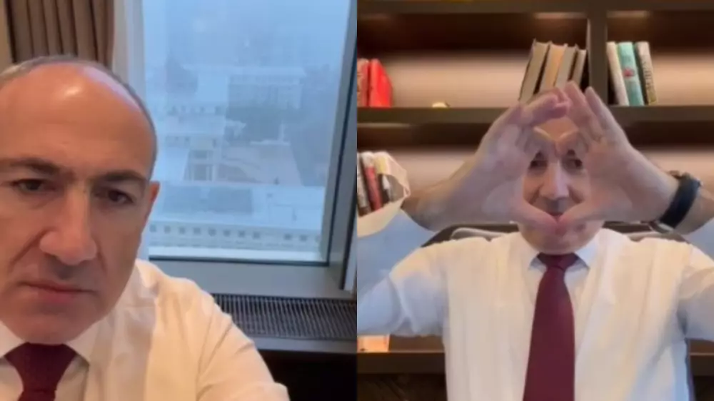 Астанаға келген Пашинян қазақстандық хитті қосып, “жүрек“ көрсетті