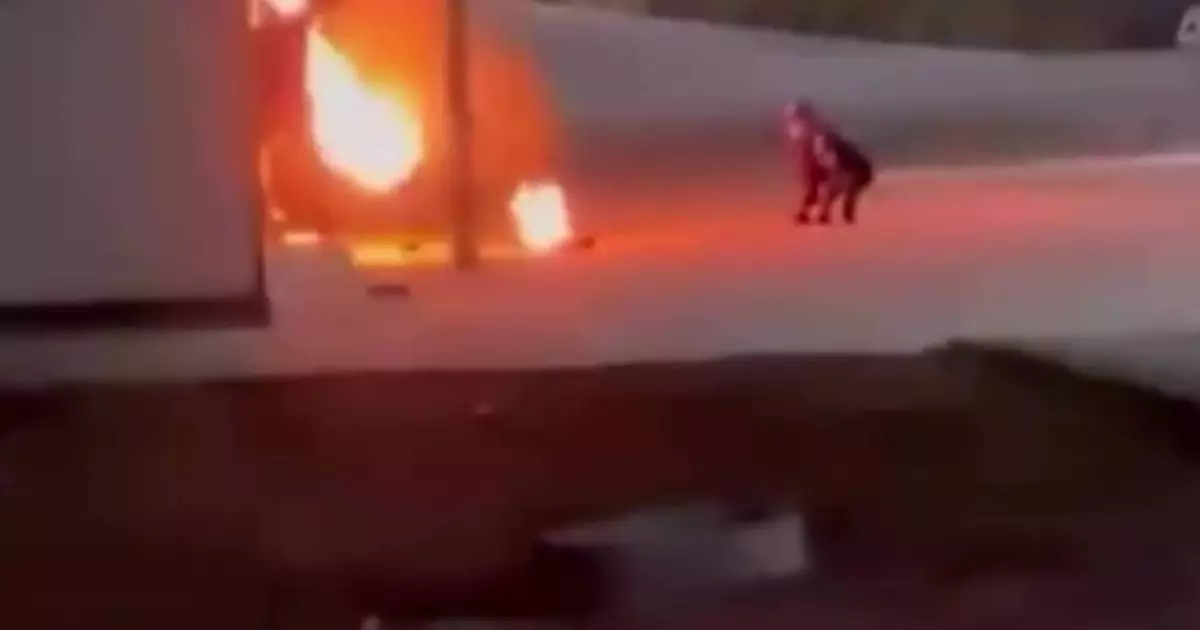  Маңғыстауда ер адам полиция бекеті алдында өзін өртемек болды 