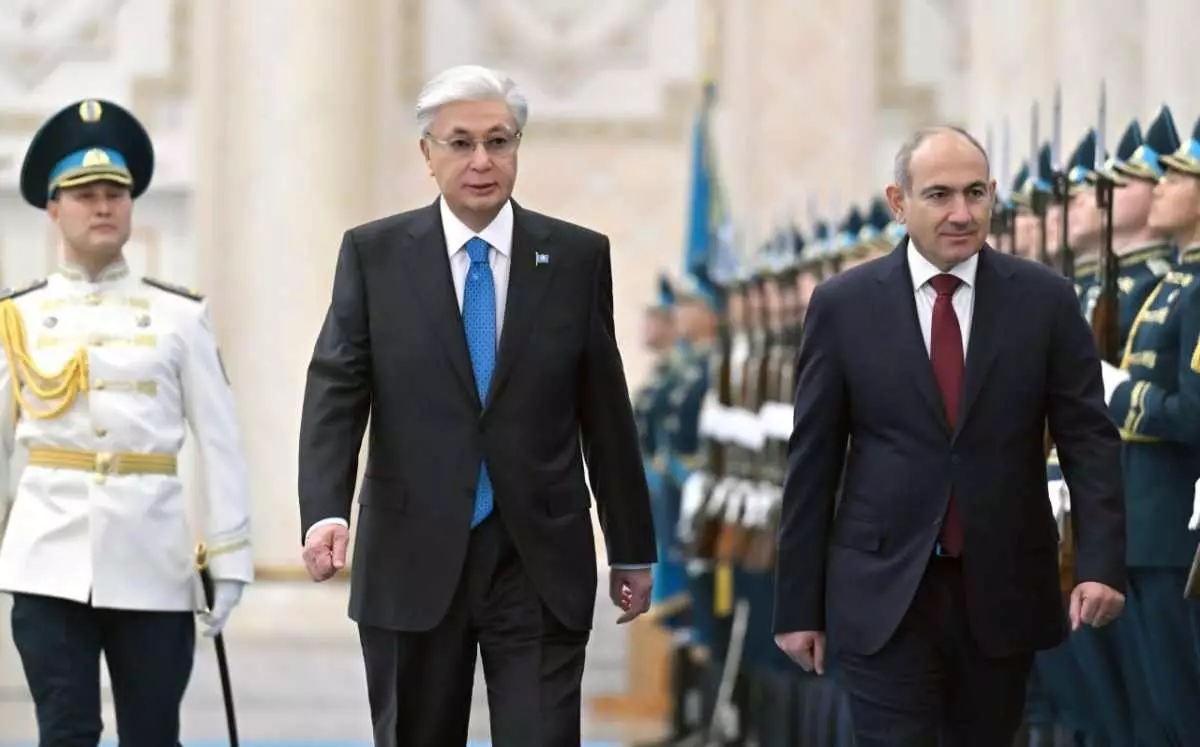 Церемония встречи премьер-министра Армении состоялась в Акорде