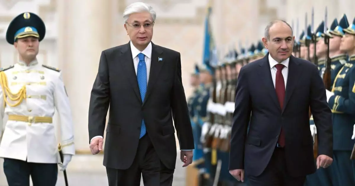  Ақордада Армения Премьер-министрін қарсы алу рәсімі өтті 