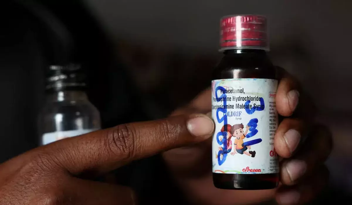 Үндістанда өндірілген улы шәрбатты лицензиясы жоқ компания тасымалдаған