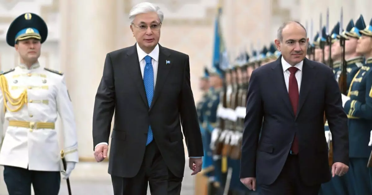   Ақордада Армения Премьер-министрі Никол Пашинянды қарсы алу рәсімі өтті   