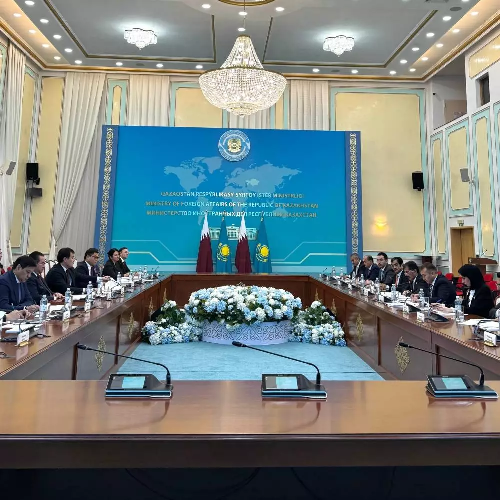 Катар и Казахстан провели третий раунд политических консультаций.