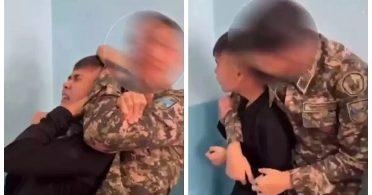  “Жас Ұлан” әскери мектебінде курсанттың күш көрсеткен видеосы тарады 