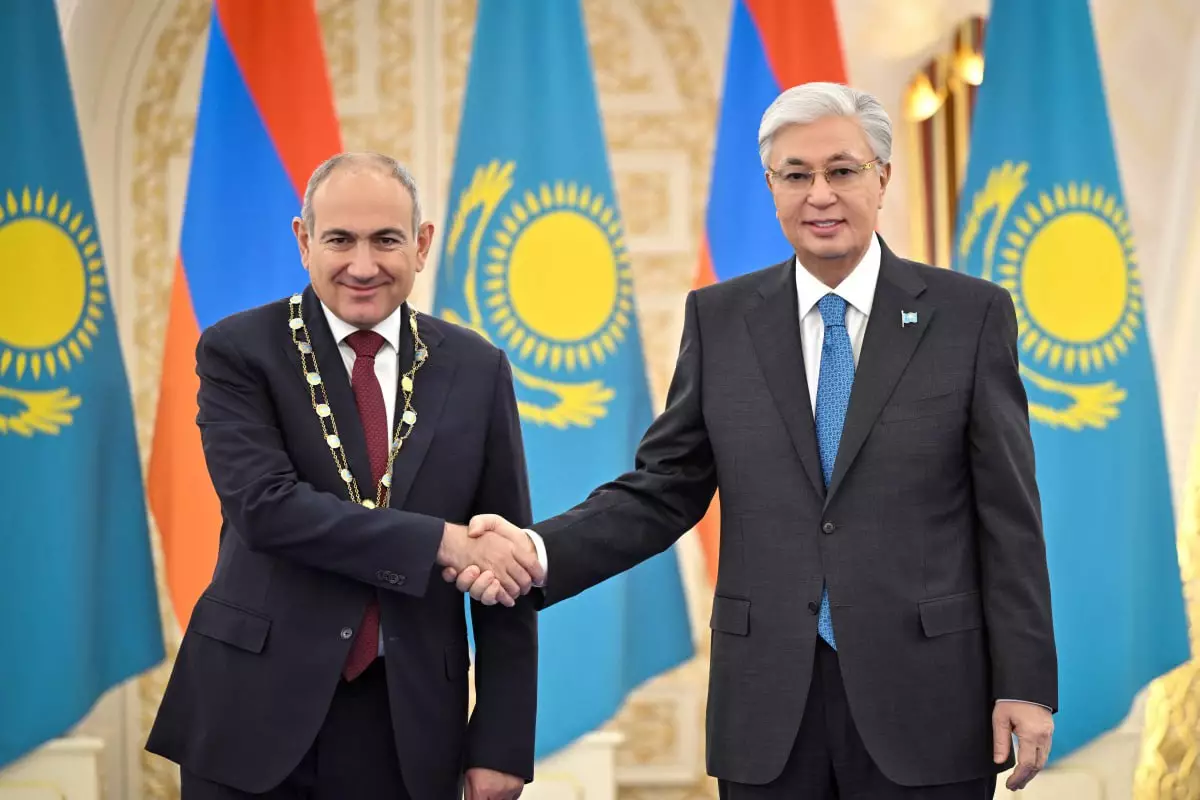 «Знак особого уважения к армянскому народу»: Пашинян получил высшую награду Казахстана