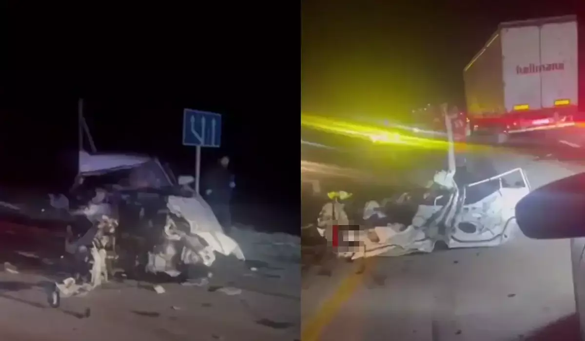 Алматы облысында жантүршігерлік жол апатынан екі адам қаза тапты