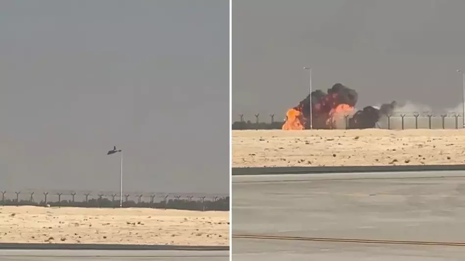 Дубайдағы авиашоуда жойғыш ұшақ құлады