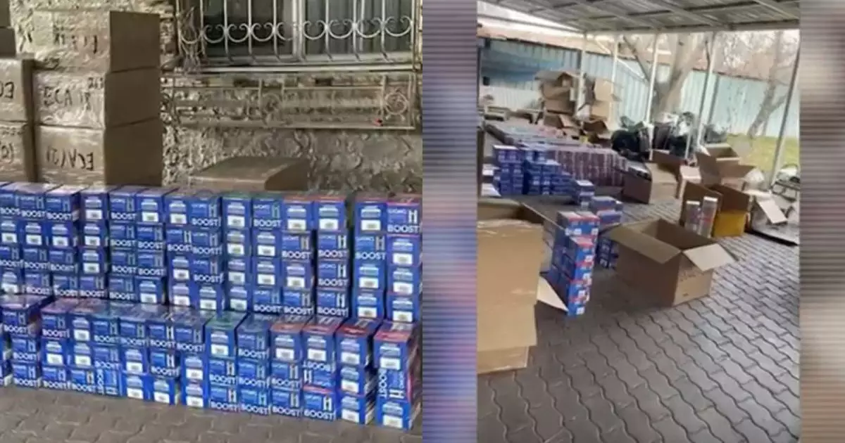  Алматыда ірі көлемде тыйым салынған темекі өнімдері тәркіленді 