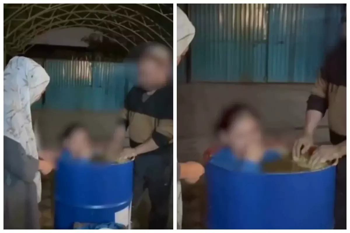 Ата-ана хиджаб киюден бас тартқан қызын нәжіс аралас сұйықтыққа батырған