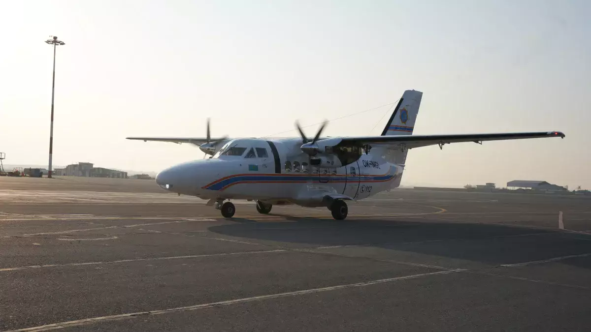 В Шымкенте парк МЧС пополнился многоцелевым самолётом