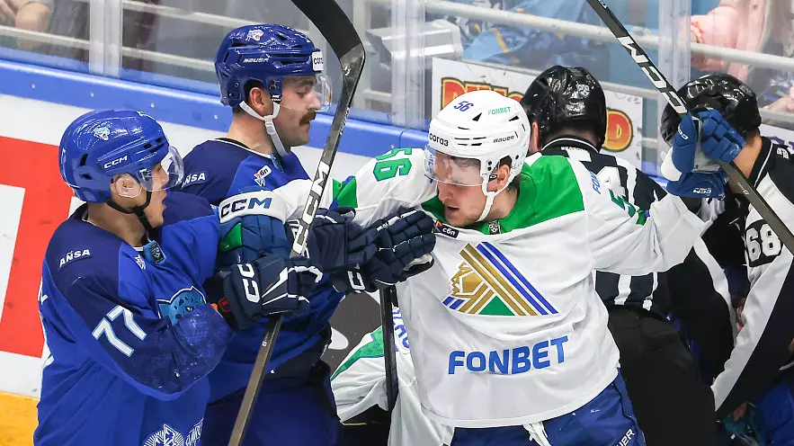 "Барыс" одержал третью подряд победу в КХЛ: обзор матча и реакция тренеров