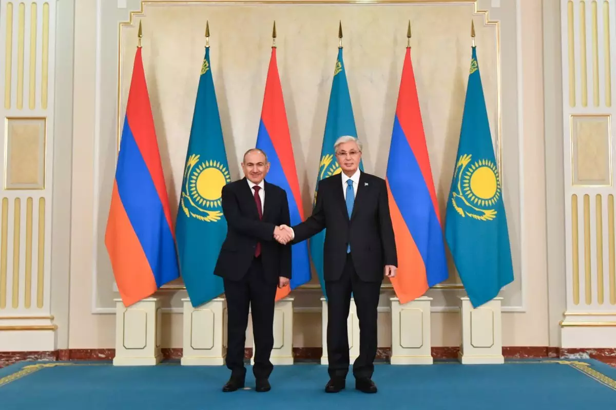 Армения и Казахстан вступают в новый этап стратегического партнерства, заявил Пашинян.