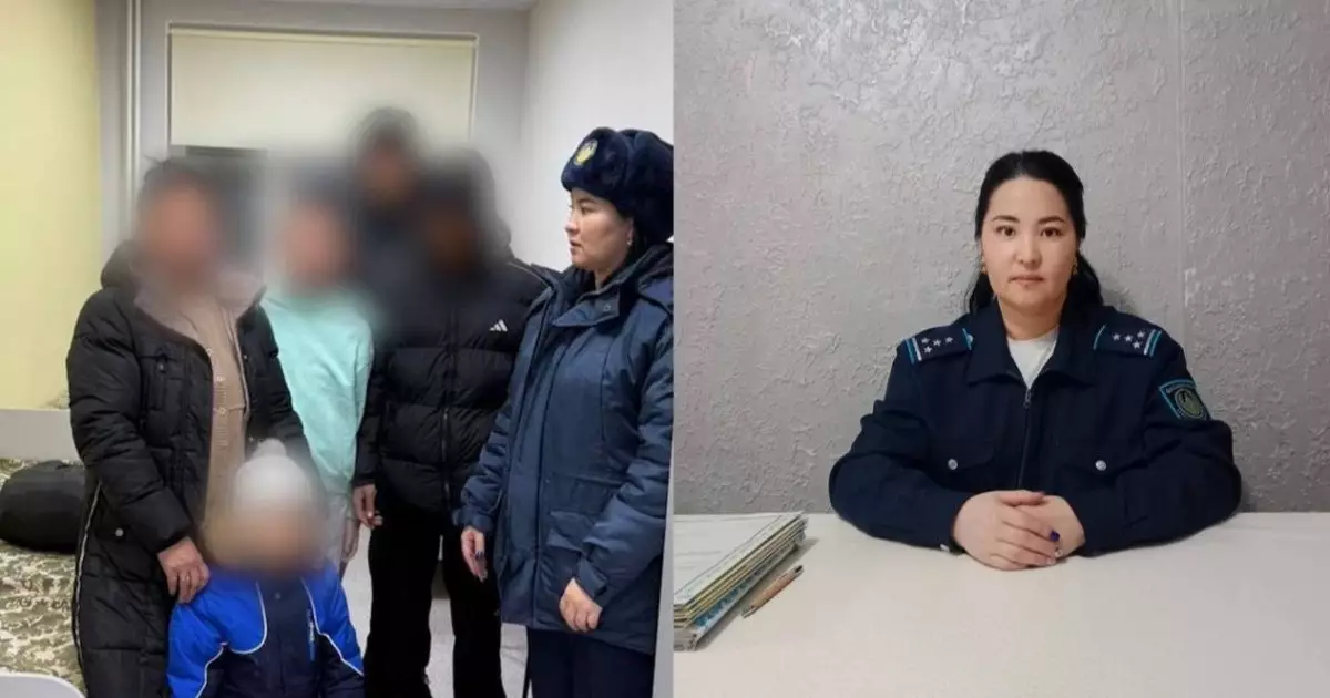  ШҚО-да полиция қызметкері бес баланы құтқарды 