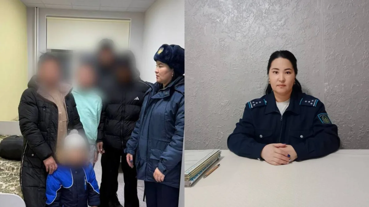 ШҚО-да полиция қызметкері бес баланы құтқарып қалды