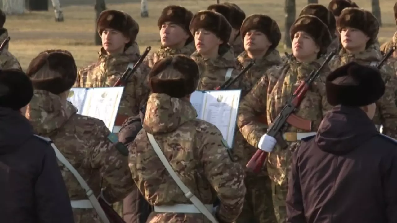 Новобранцы Службы госохраны приняли присягу