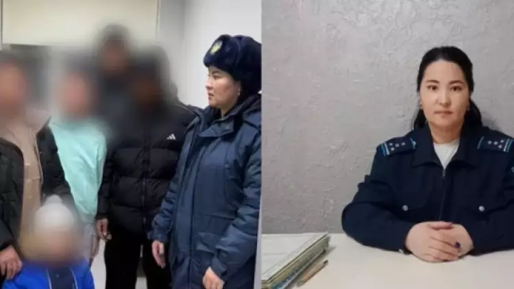 Өскеменде полиция капитаны улы газдан бес баласы бар отбасын құтқарып қалды