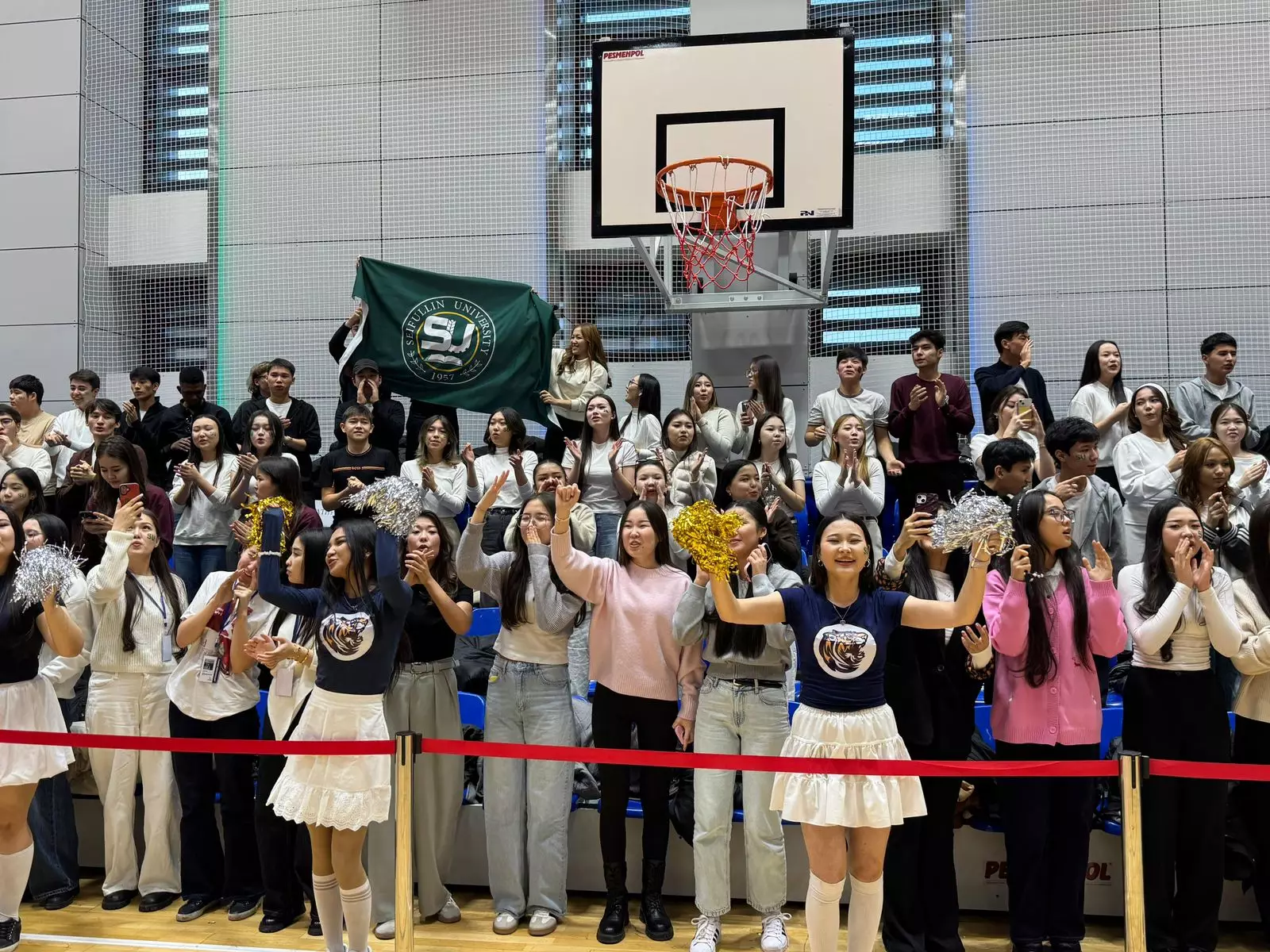 Астанада студенттер «Esirtkisiz Elorda» жобасы аясында баскетболдан күш сынасты