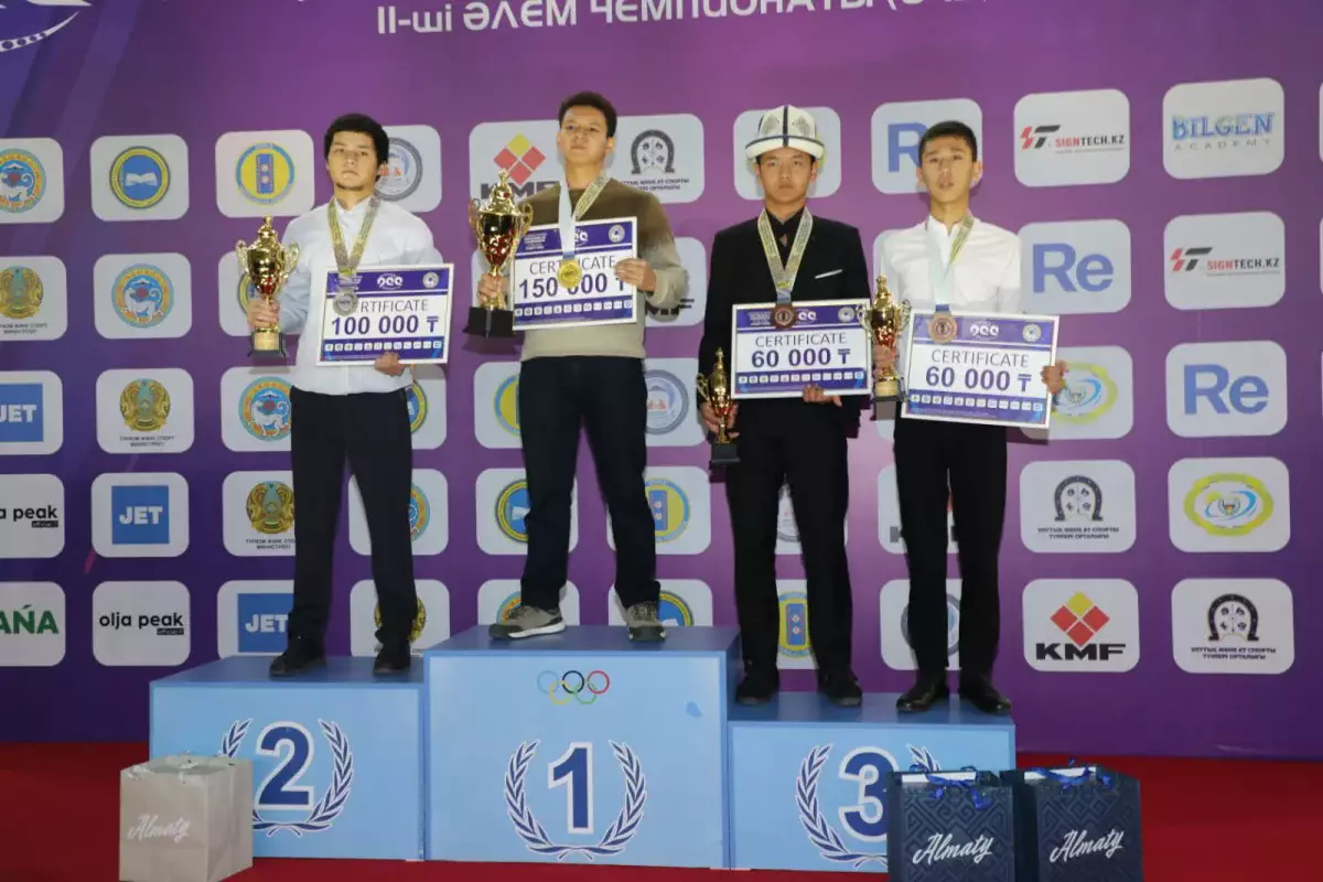 В Алматы завершился чемпионат мира по тогызкумалаку среди юношей и девушек