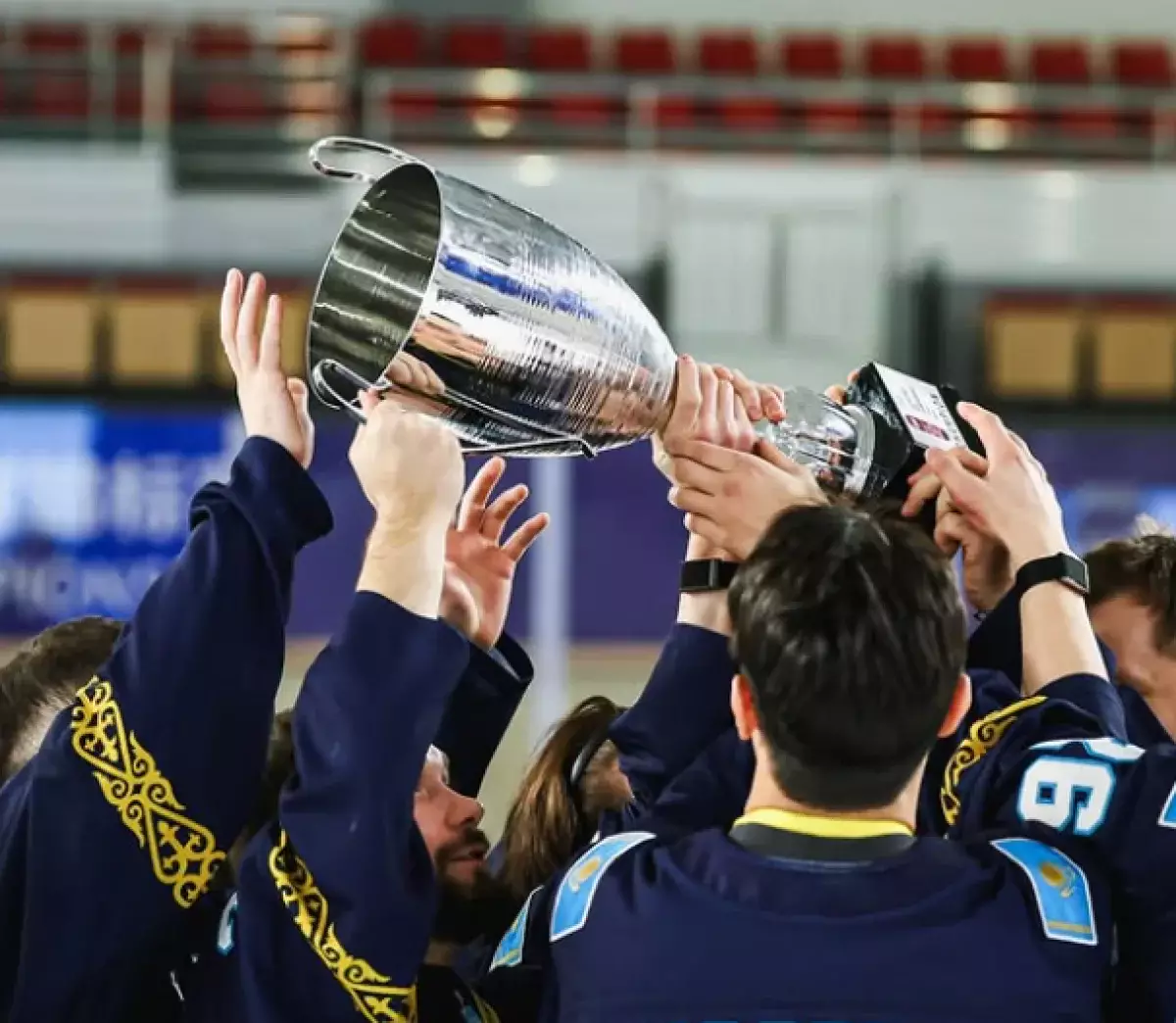 Сборная Казахстана стала двукратным чемпионом Азии по хоккею