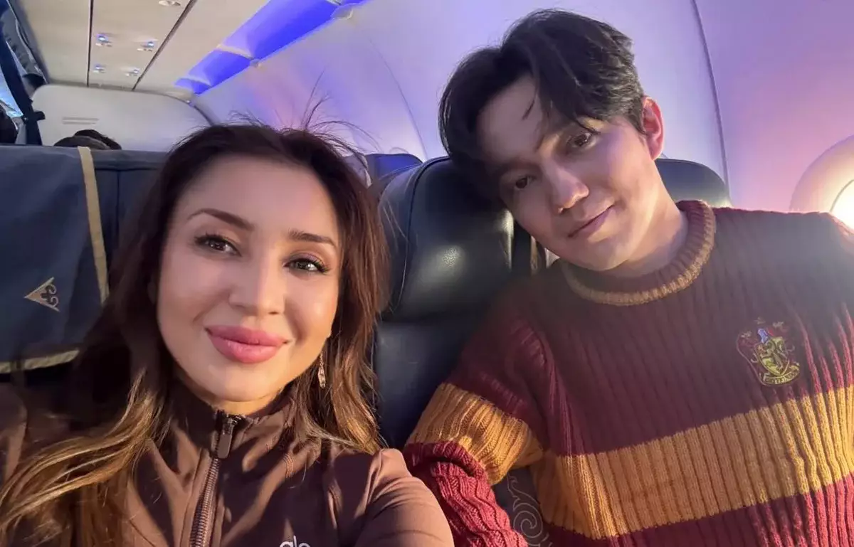 «Волшебный полет»: казахстанка летела на соседнем кресле с Димашем Кудайбергеном