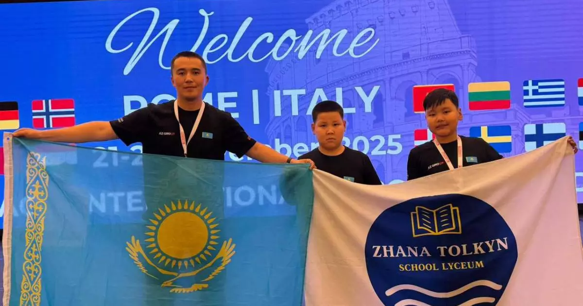  Маңғыстаулық оқушылар халықаралық робототехника жарысында 3 жүлде алды 