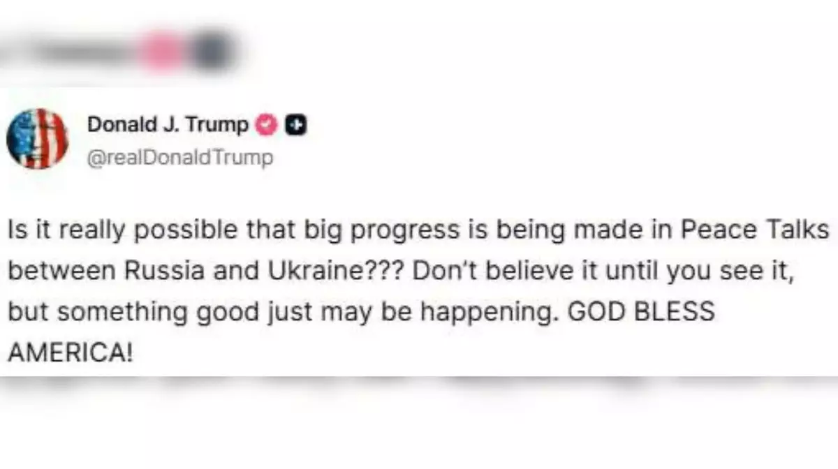 Трамп усомнился в прогрессе переговоров между Россией и Украиной