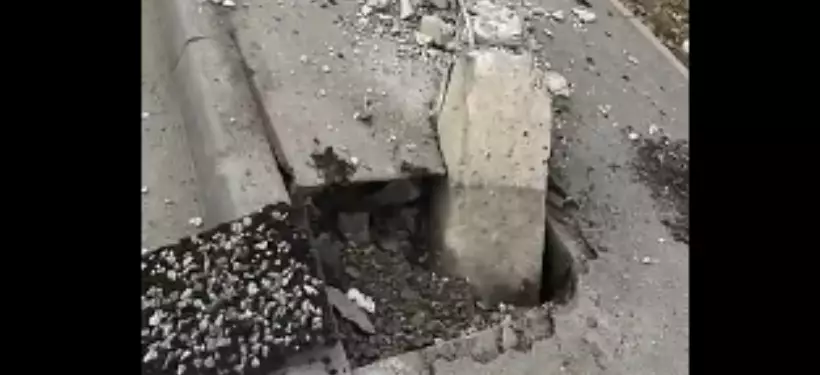 Управляемый пьяной женщиной автомобиль врезался в электроопору в Талдыкоргане