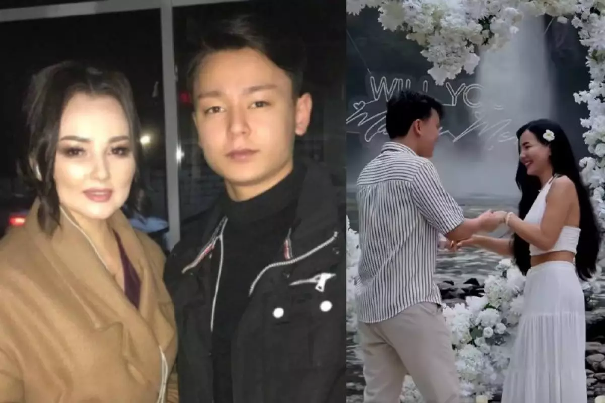 «Екі баласы бар әйел»: Байырбекованың ұлы сүйіктісіне ұсыныс жасады (ВИДЕО)