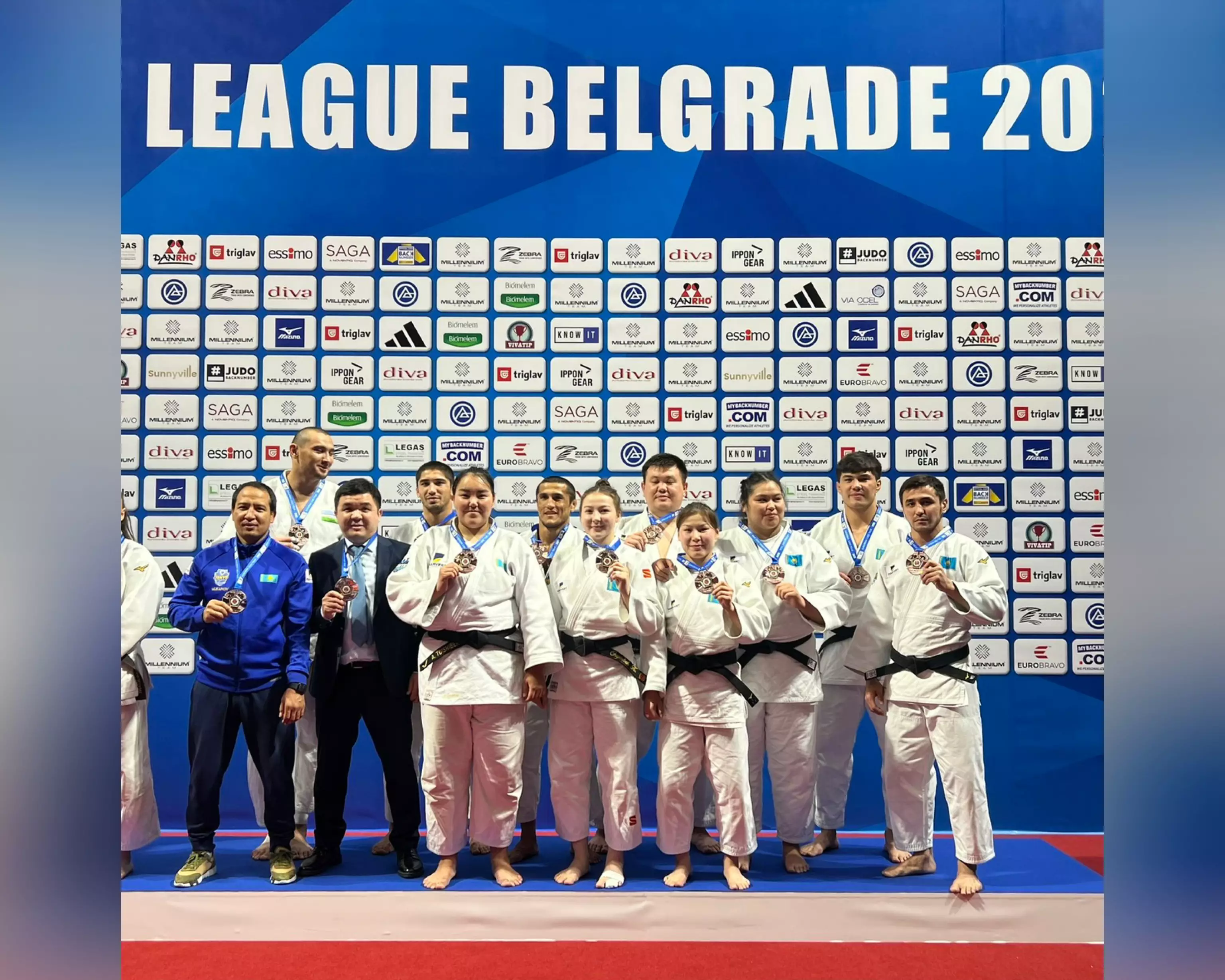 Исторический успех: «Женис» завоевал бронзу в Лиге чемпионов по дзюдо