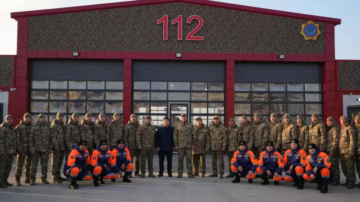 ТЖМ басшысы Каспий жағалауында жаңа өрт сөндіру-құтқару бөлімін ашты