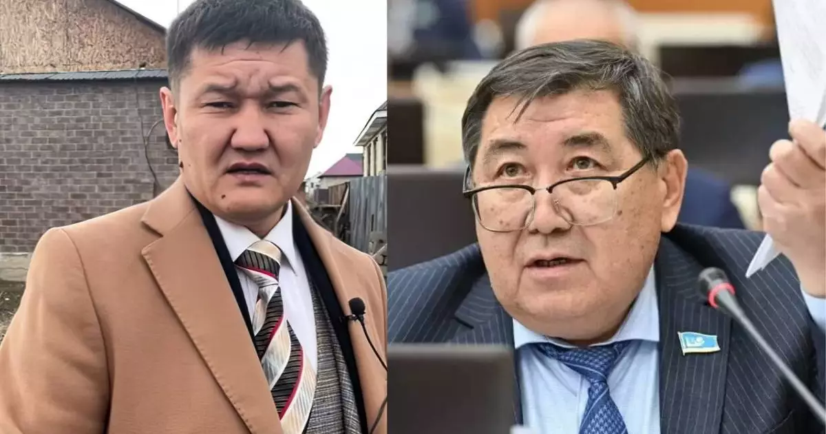  Мәжіліс депутаты Бапи түрмедегі журналист Думан Мұхамедкәріммен кездесті 