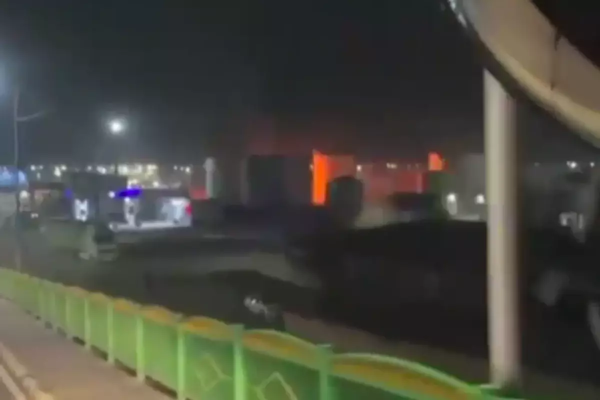 Пожар вспыхнул на территории нефтебазы в Туркестане (ВИДЕО)