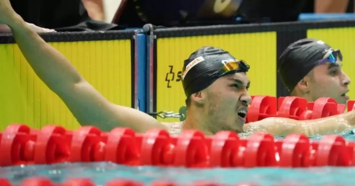  Жүзуші Ғалымжан Балабек Қазақстан рекордын жаңартты 