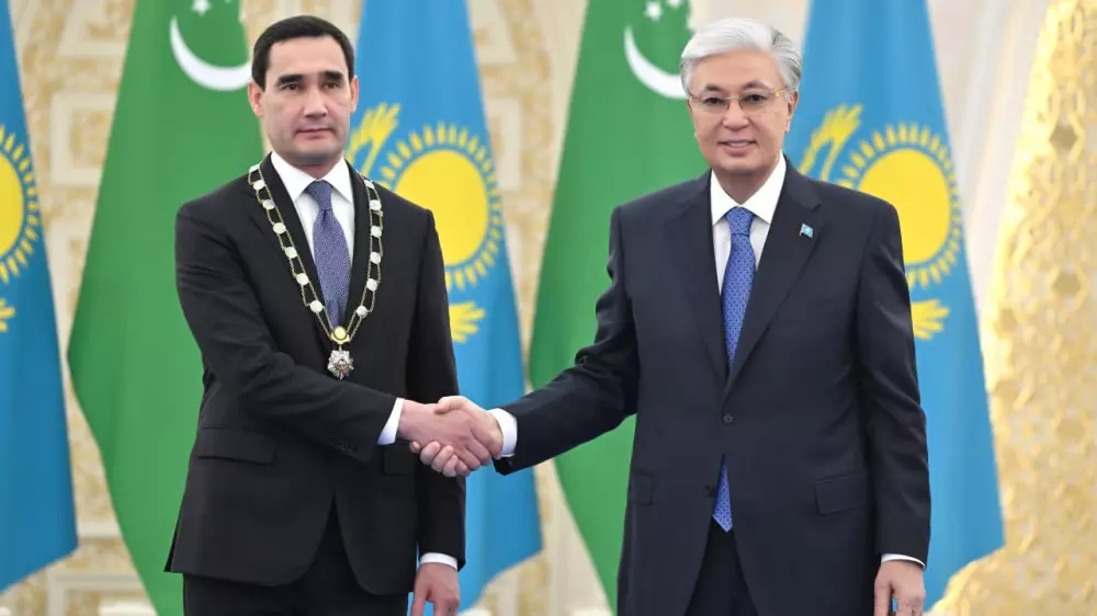 Тоқаев Түрікменстан президентін “Алтын Қыран“ орденімен марапаттады